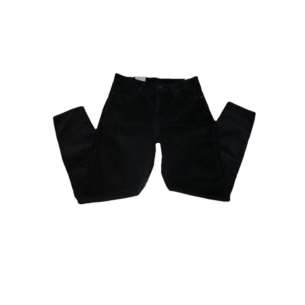 Levi's 721 Womens High Rise‎ Skinny Corduroy Pants Black 32x30 - NWT $59